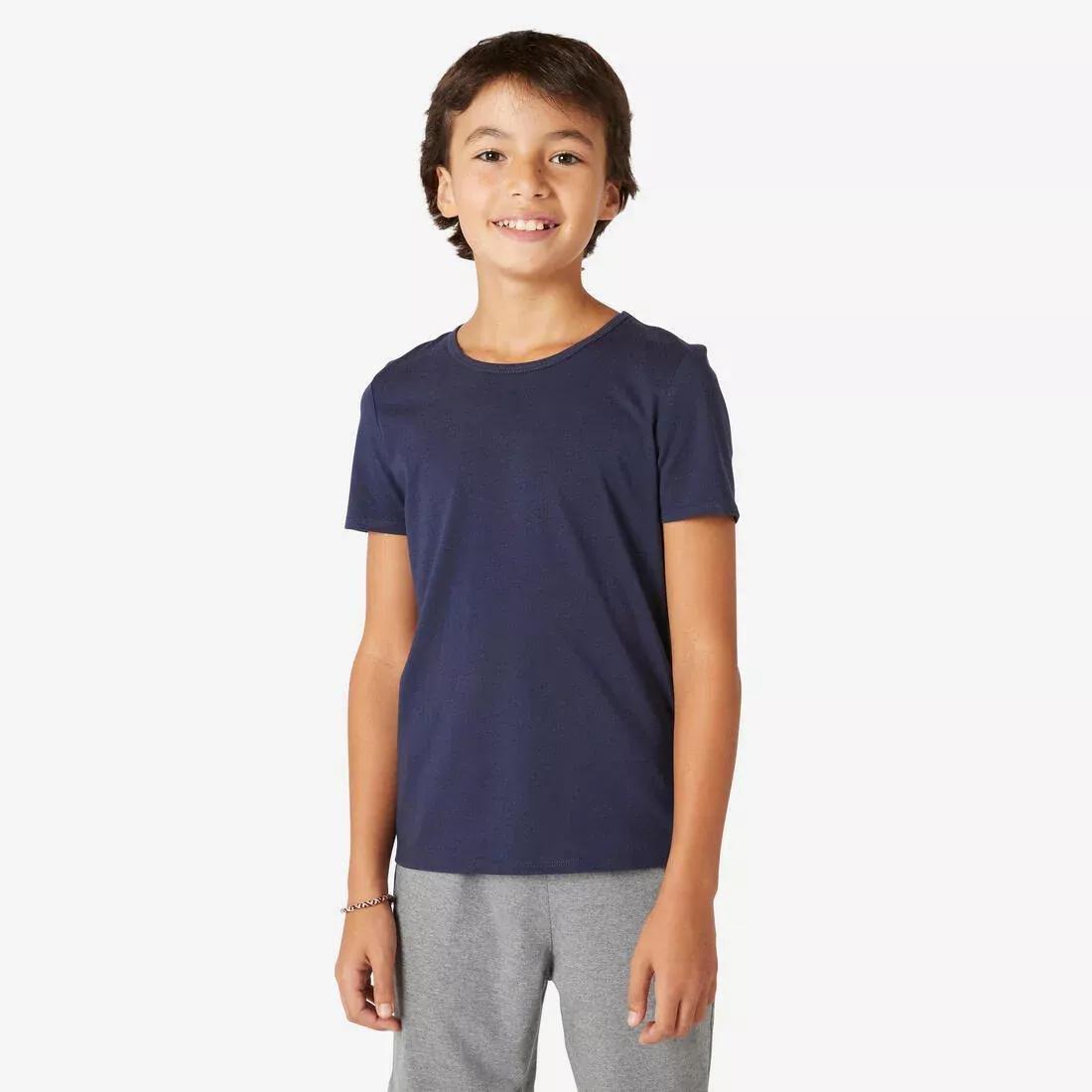 Kids Basic T-Shirt, Navy Blue, , large image number 1