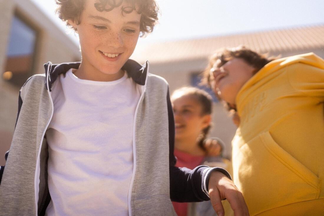 Kids Unisex Basic T-Shirt, Navy, No Color, large image number 10