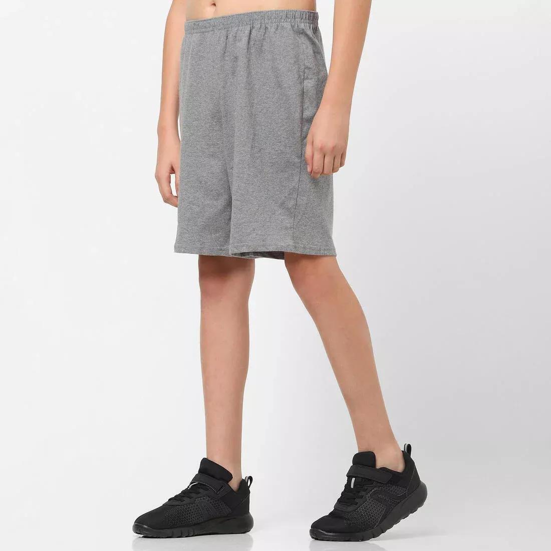 Kids' Basic Cotton Shorts, Navy, , large image number 12