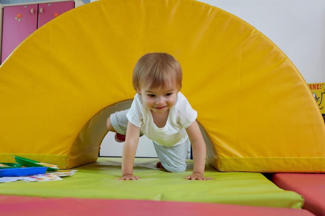 100 Baby Gym Short-Sleeved T-Shirt, White, , large image number 8