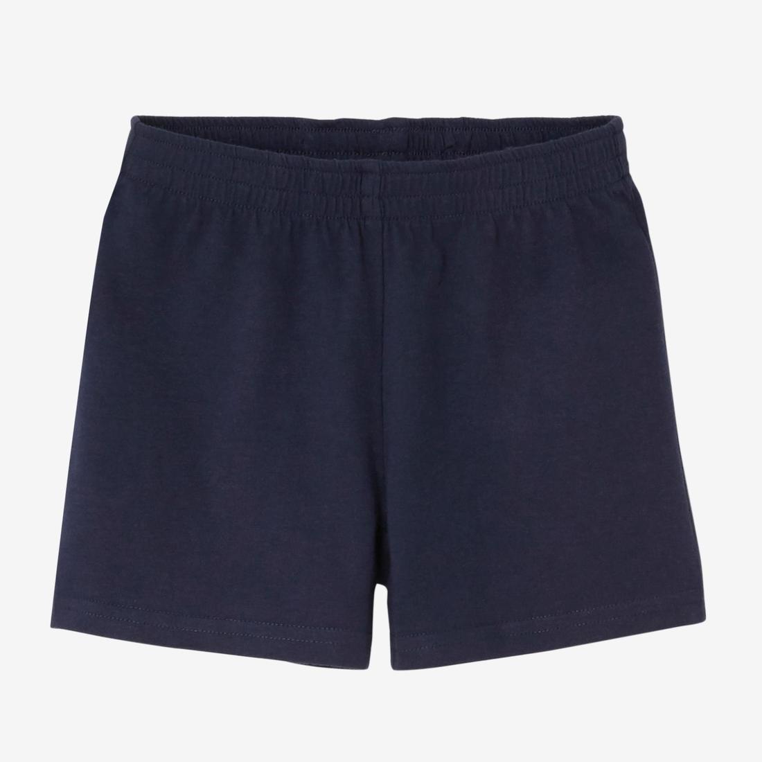 DOMYOS - Kids Basic Shorts, Navy Blue