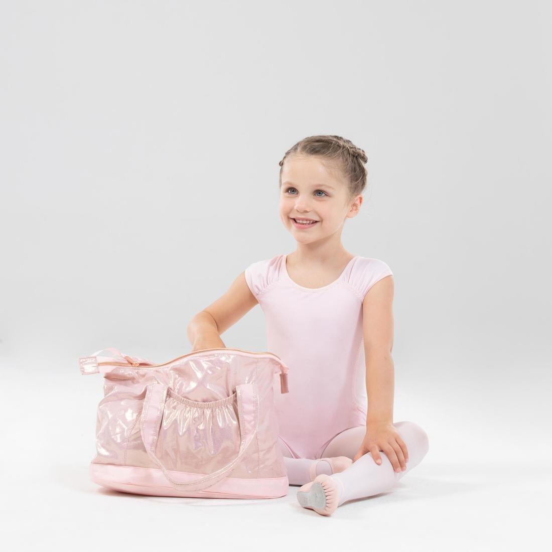 Girls Dance Bag - Rose Gold, Desert Rose, No Color, large image number 11