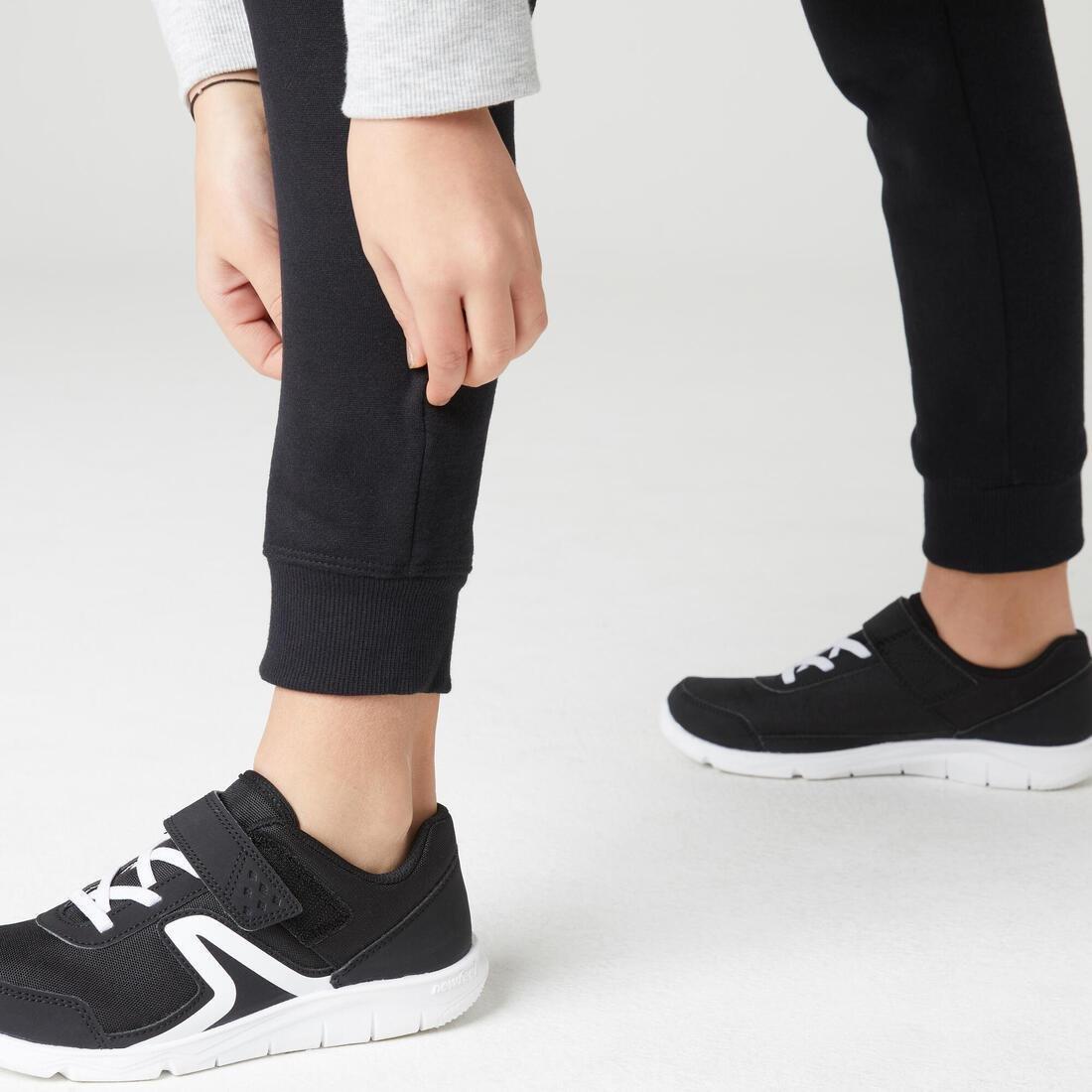 Kids Basic Jogging Bottoms with Pockets, Black, , large image number 5