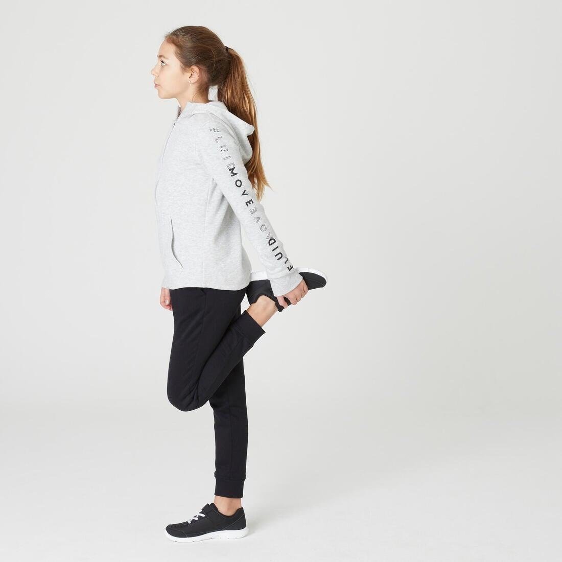 Kids Basic Jogging Bottoms with Pockets, Black, , large image number 6
