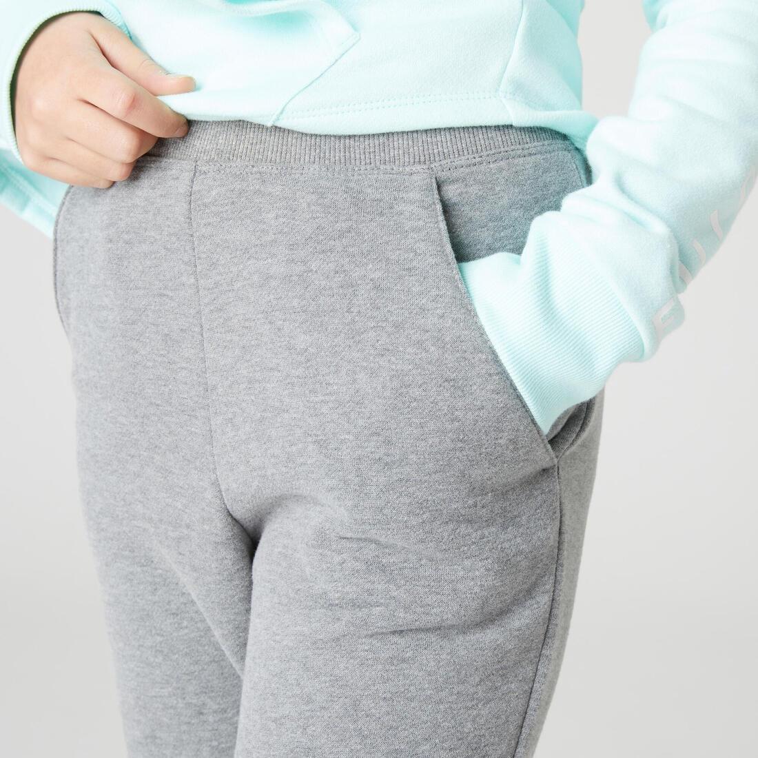 Kids Basic Jogging Bottoms with Pockets, Black, , large image number 12