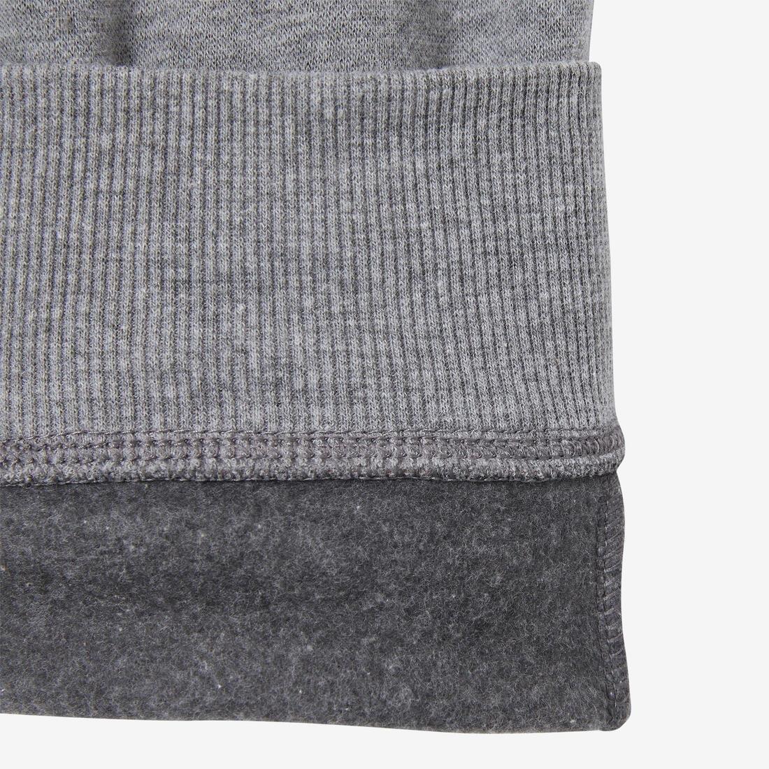 Kids' Brushed Jersey Jogging Bottoms 500, Pewter, No Color, large image number 13