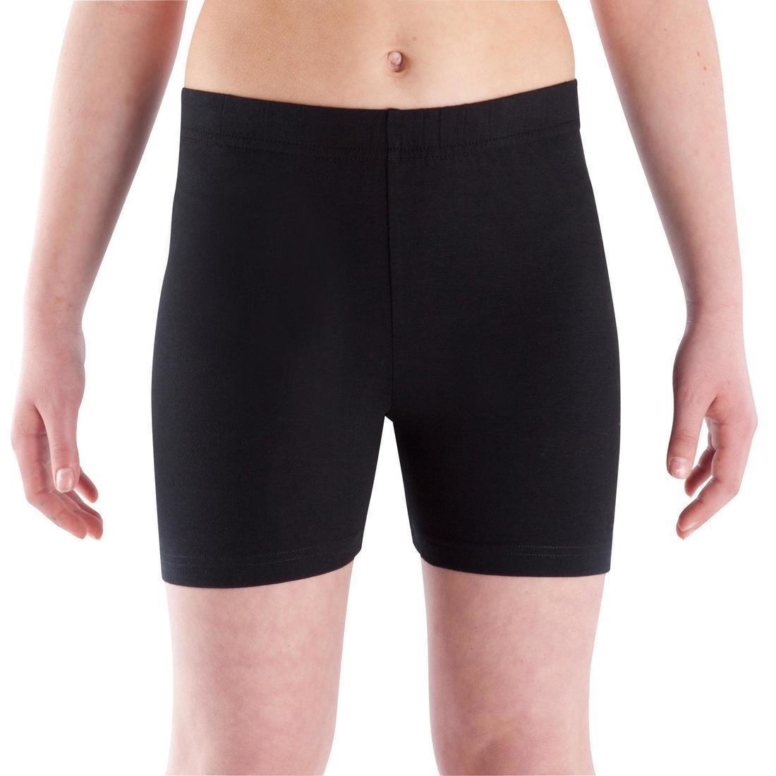 Girls Basic Shorts, Black, , large image number 1