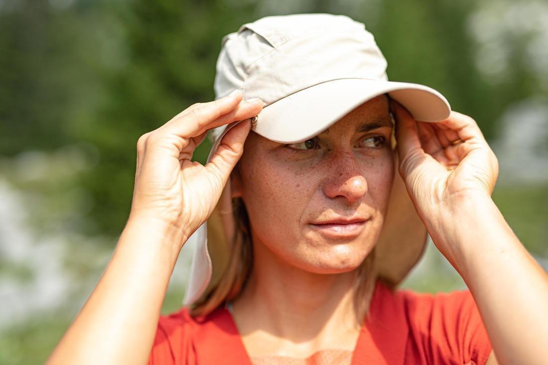 Anti-UV Cap with Neck Protection MT900, Linen, No Color, large image number 8
