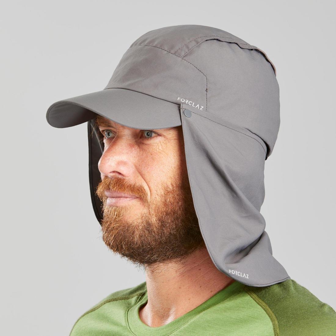 Anti-V Cap With Removable Neck Protection Trek 900, Granite, , large image number 11
