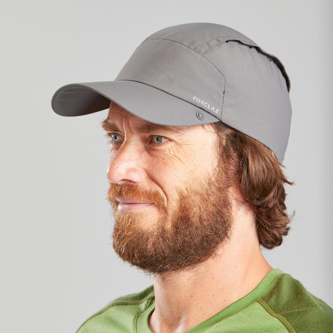 Anti-V Cap With Removable Neck Protection Trek 900, Granite, , large image number 13