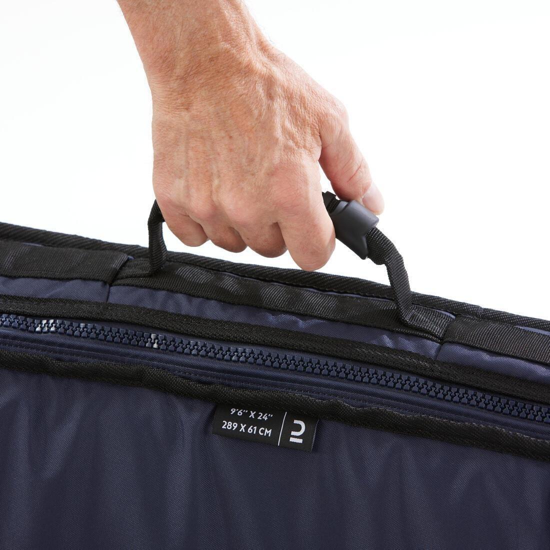 Travel Bag For Longboard Up To 9'6, No Color, large image number 4
