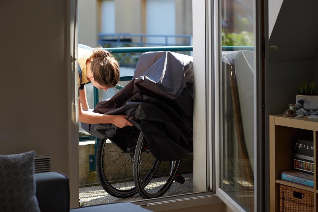 Protective Cover For 2 Bikes, Black, No Color, large image number 6