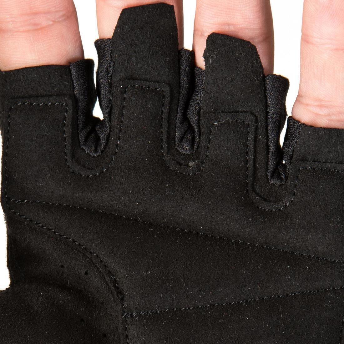 Weight Training Glove - 500, Black, No Color, large image number 6