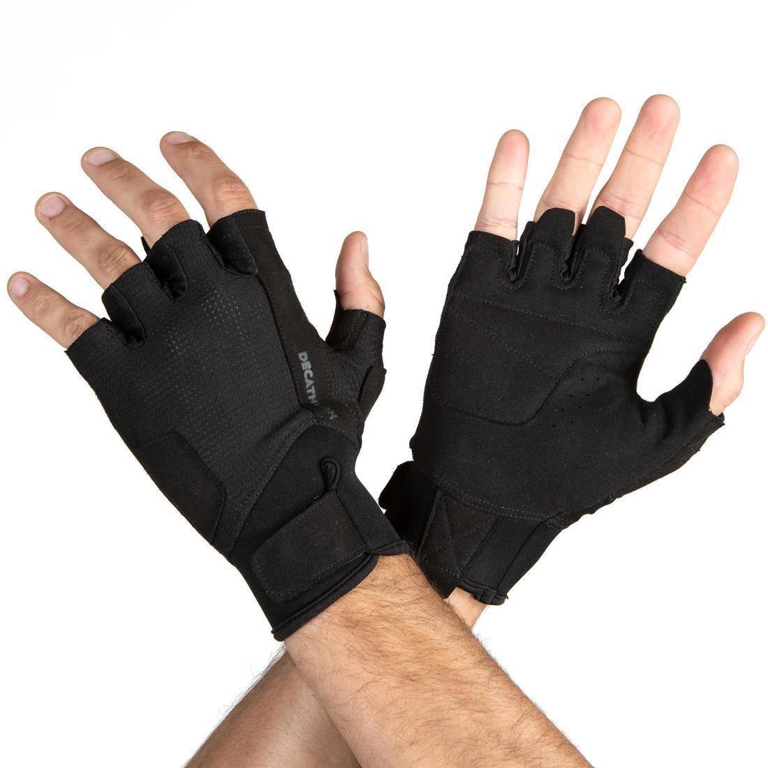 Weight Training Glove - 500, Black, No Color, large image number 10
