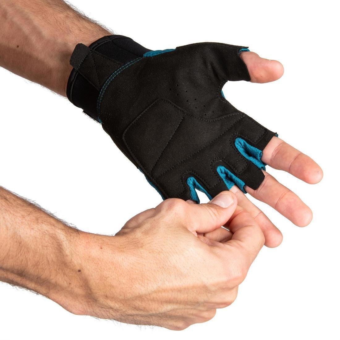 500 Weight Training Glove, Deep Petrol Blue, , large image number 10