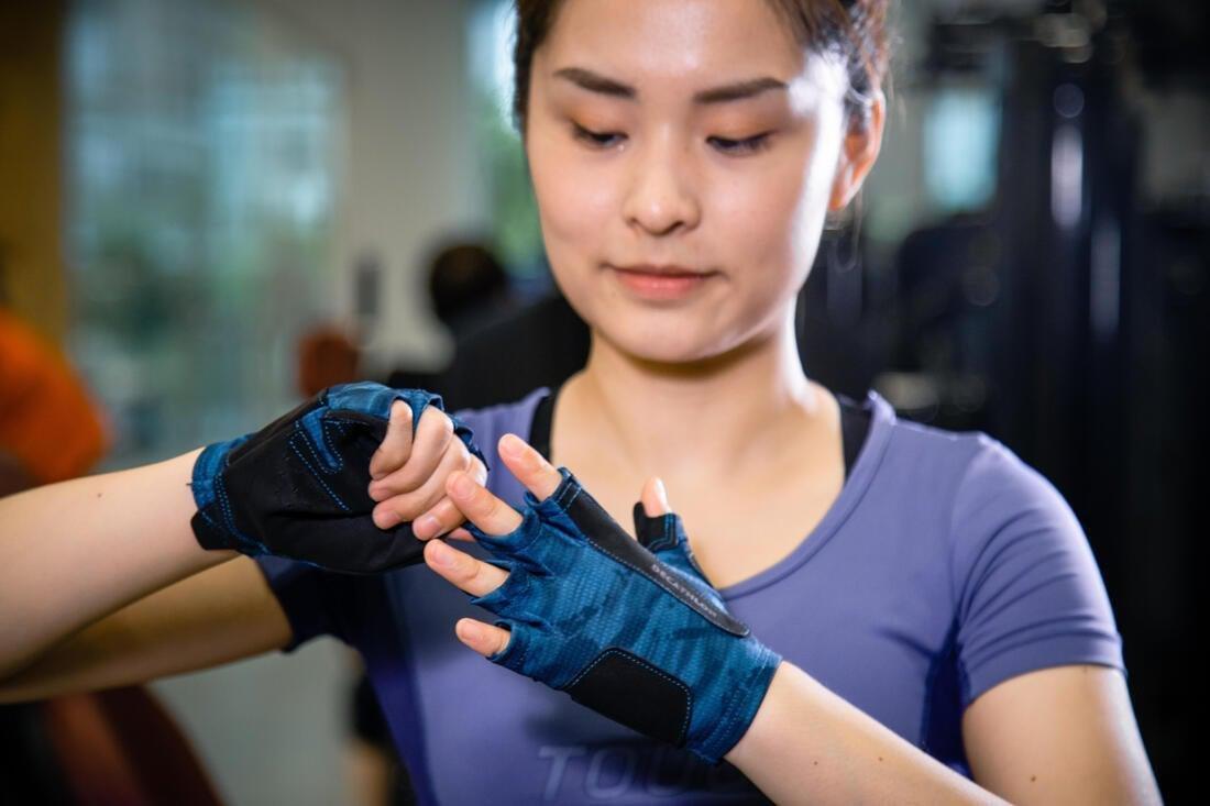 Weight Training Glove, Blue, No Color, large image number 11