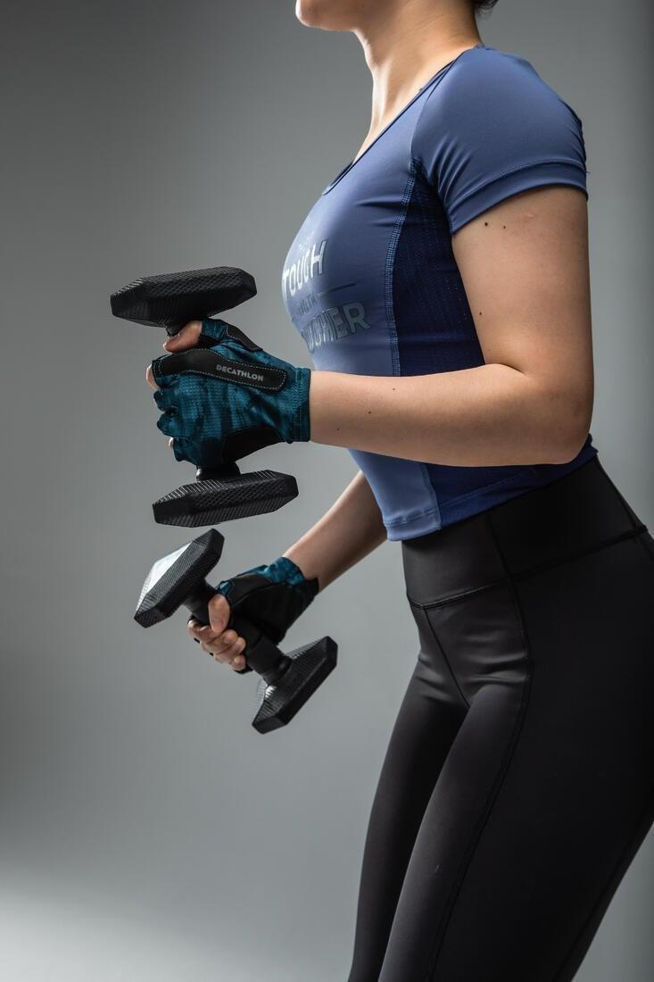 Weight Training Glove, Blue, No Color, large image number 13