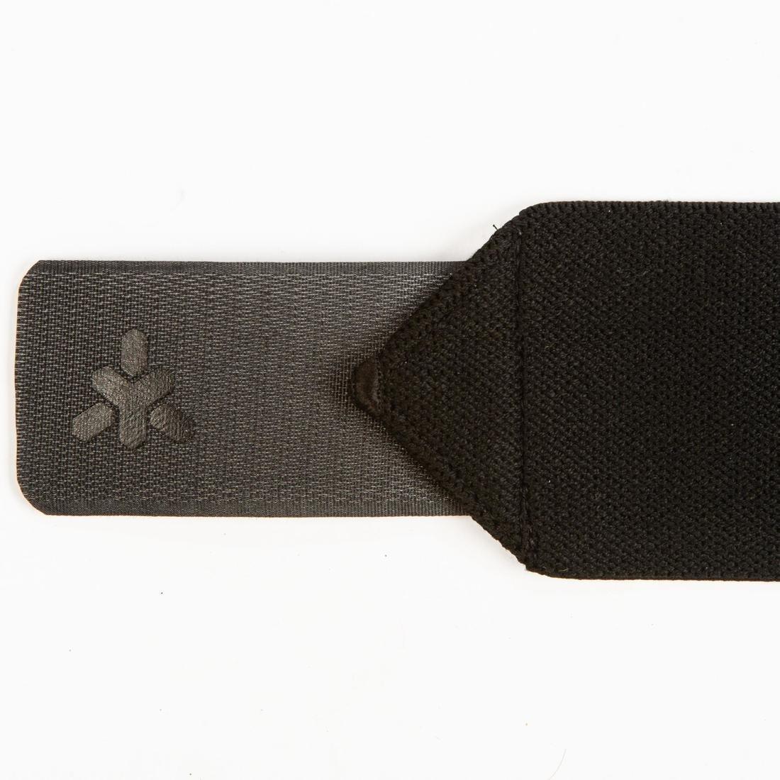 CARBON GREY Weight Training Wrist Support And Protection Wraps Velcro Fastening - Grey, No Color, large image number 5