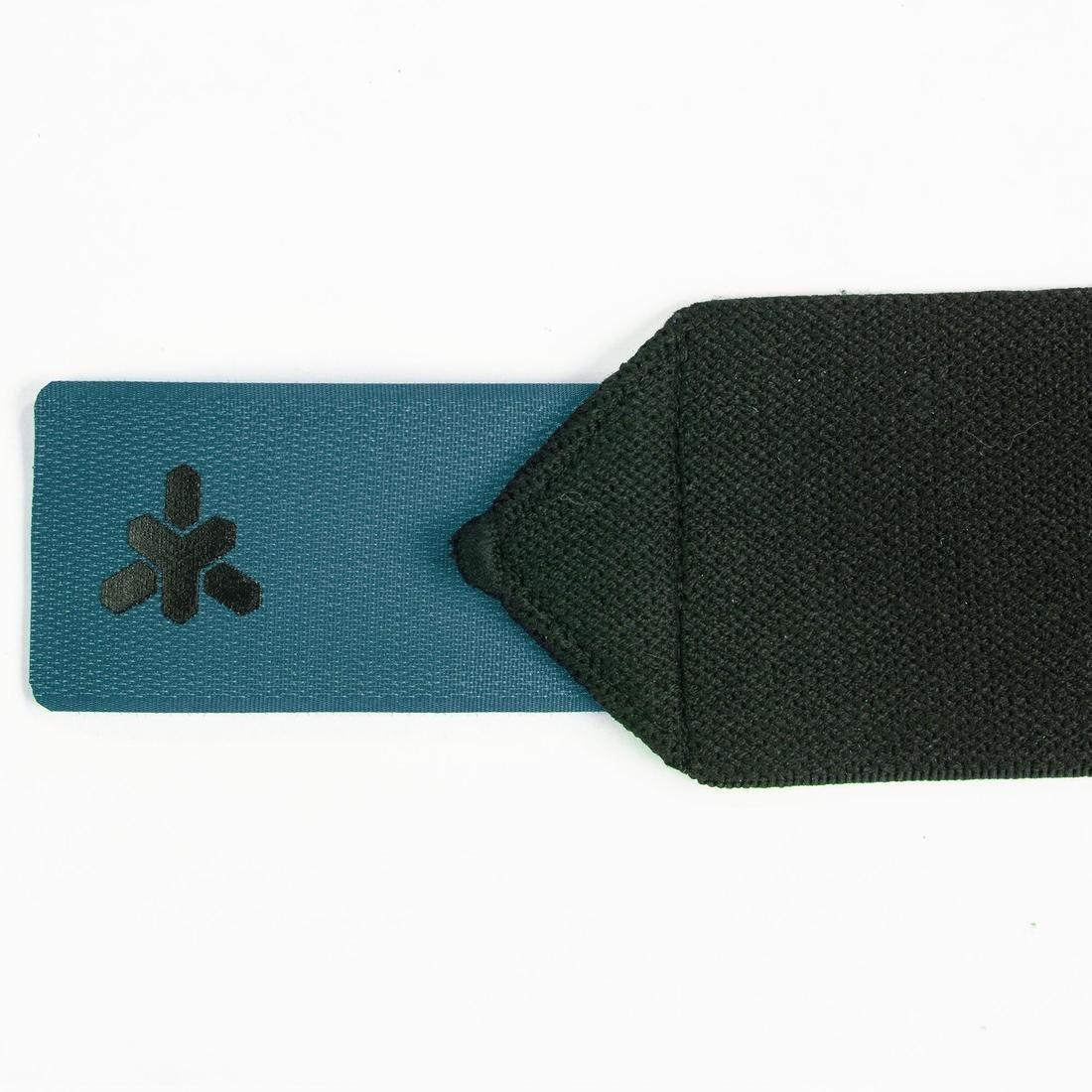Weight Training Wrist Support And Protection Wraps Velcro Fastening - Blue, peacock blue, , large image number 1