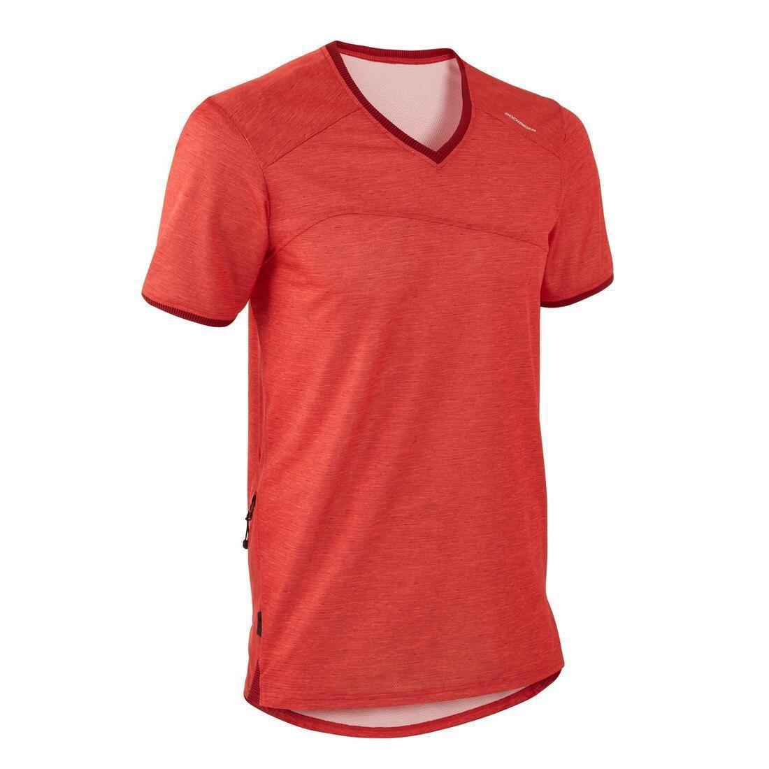 St 100 Short-Sleeved Mountain Biking Jersey, Red, , large image number 2