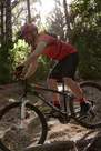 ROCKRIDER - St 100 Short-Sleeved Mountain Biking Jersey, Red