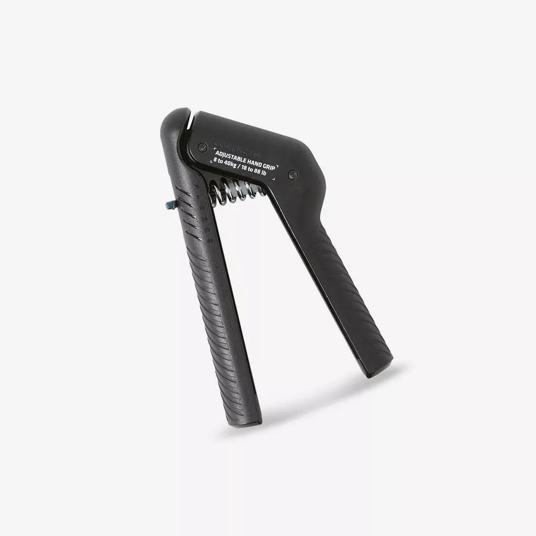Adjustable Handgrip 8 - 40 Kg, Black, No Color, large image number 0