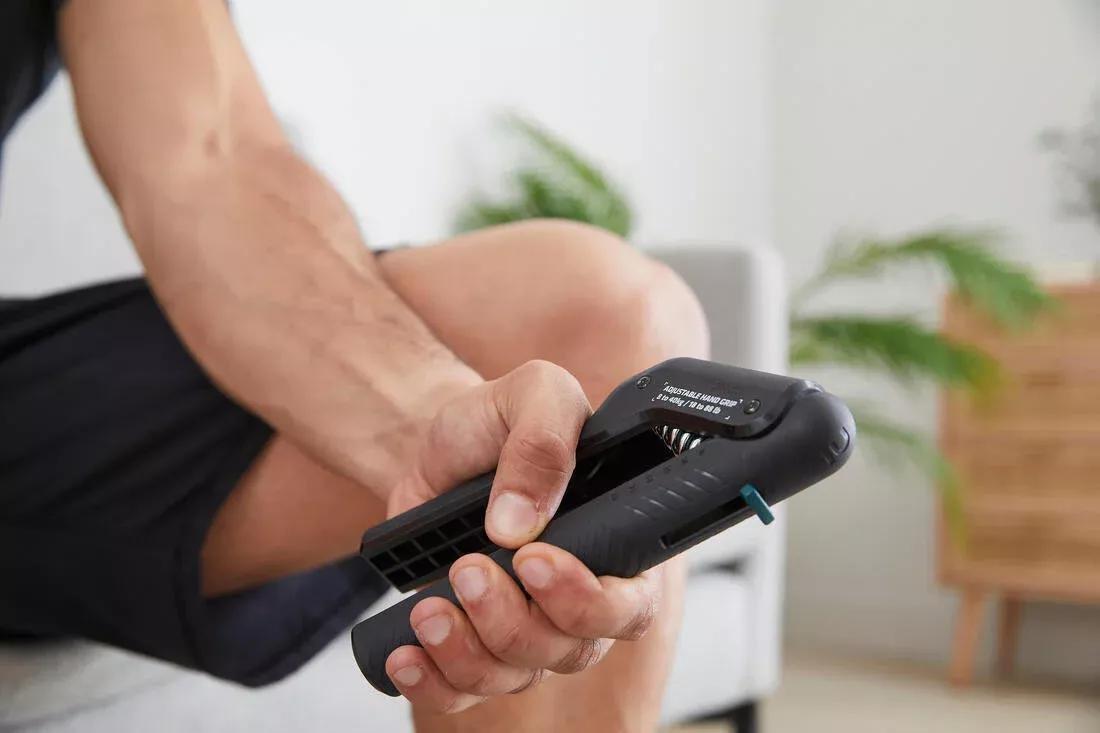 Adjustable Handgrip 8 - 40 Kg, Black, No Color, large image number 5