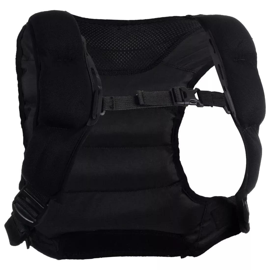 Strength Training Weighted Vest, Black, No Color, medium