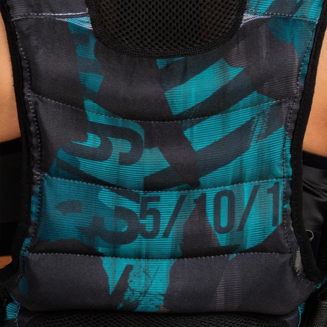 Strength Training Weighted Vest, Black, No Color, large image number 11