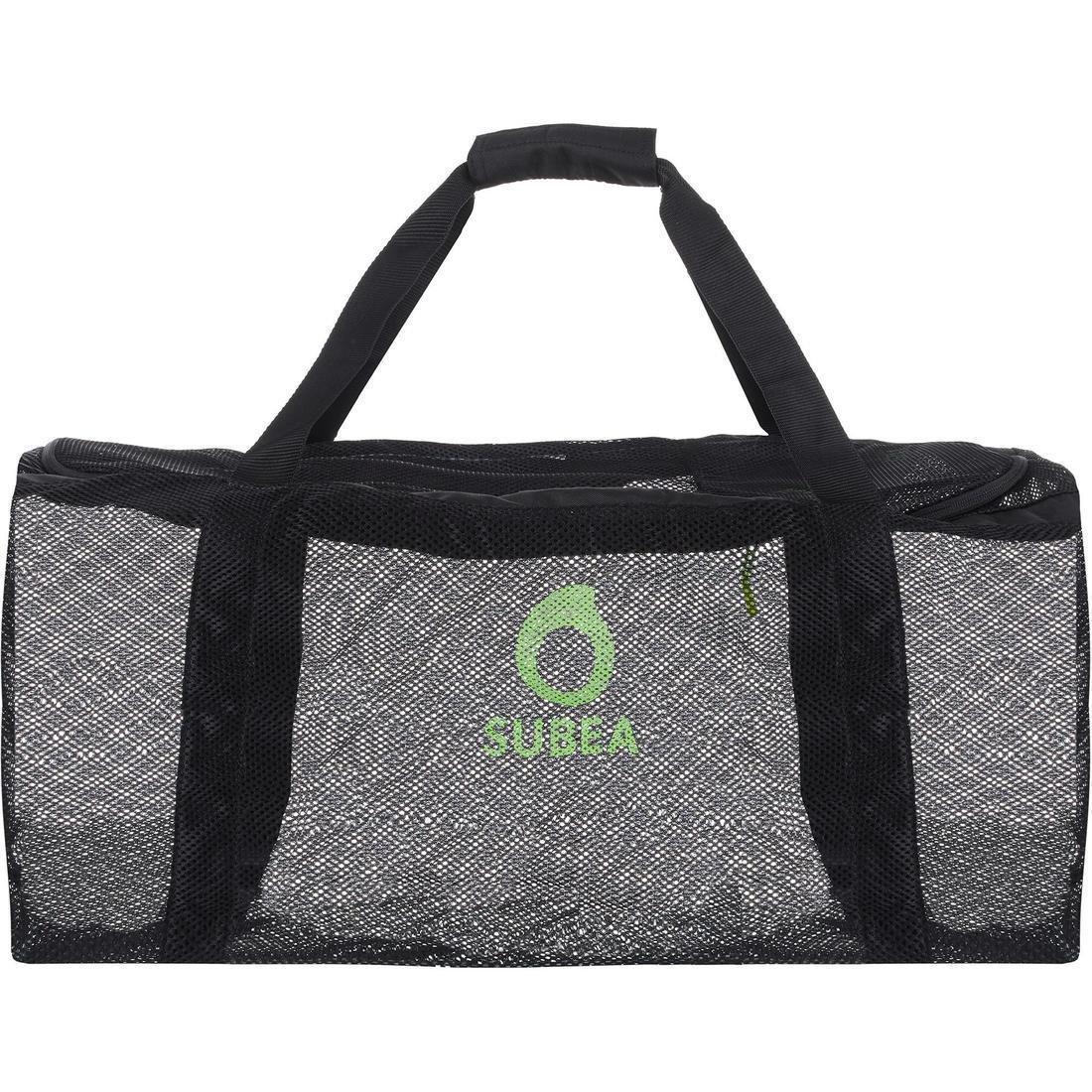 Unisex Mesh Scuba Diving Bag, Black, No Color, large image number 2