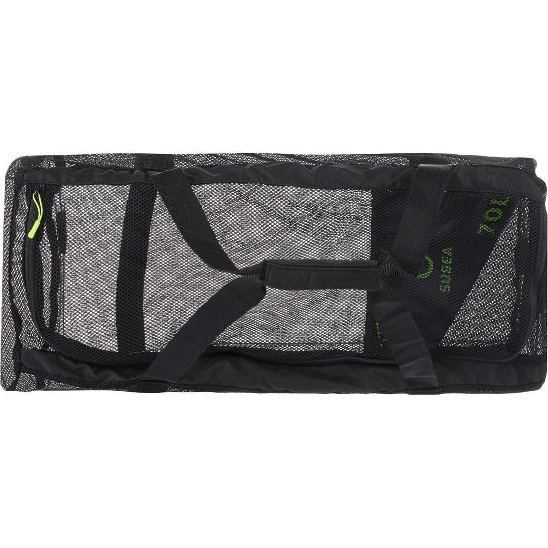 Unisex Mesh Scuba Diving Bag, Black, No Color, large image number 4