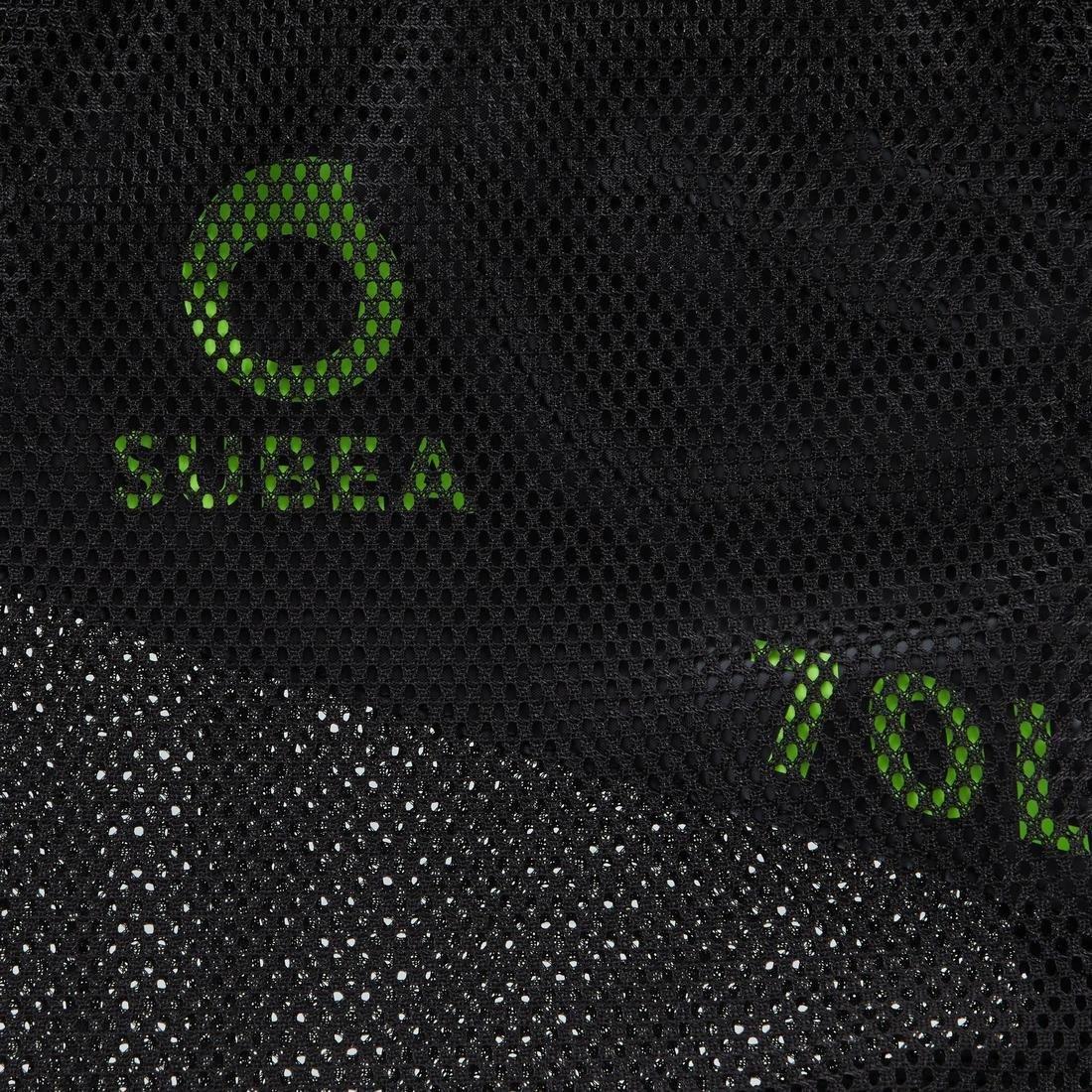 Unisex Mesh Scuba Diving Bag, Black, No Color, large image number 5