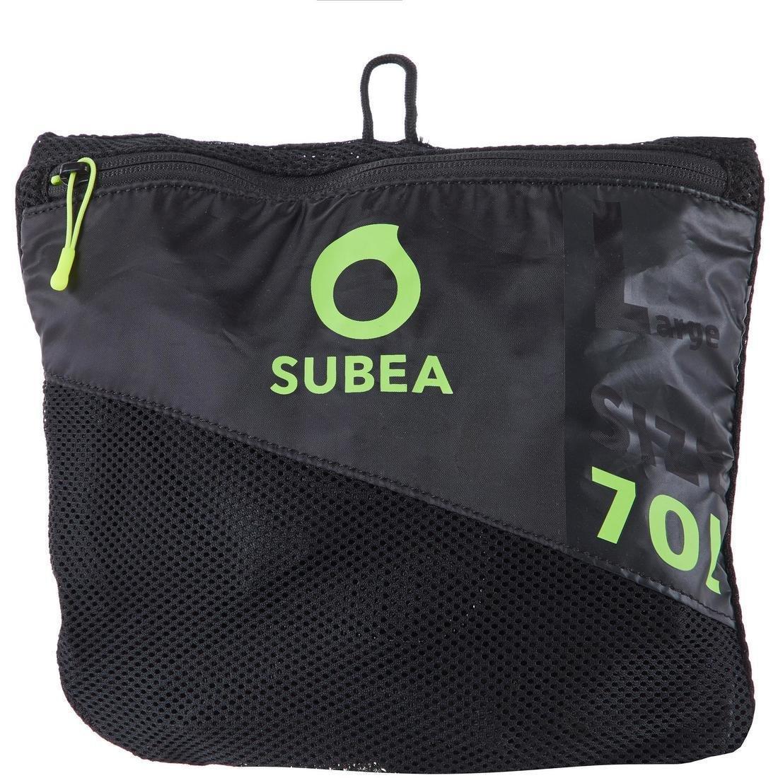 Unisex Mesh Scuba Diving Bag, Black, No Color, large image number 8