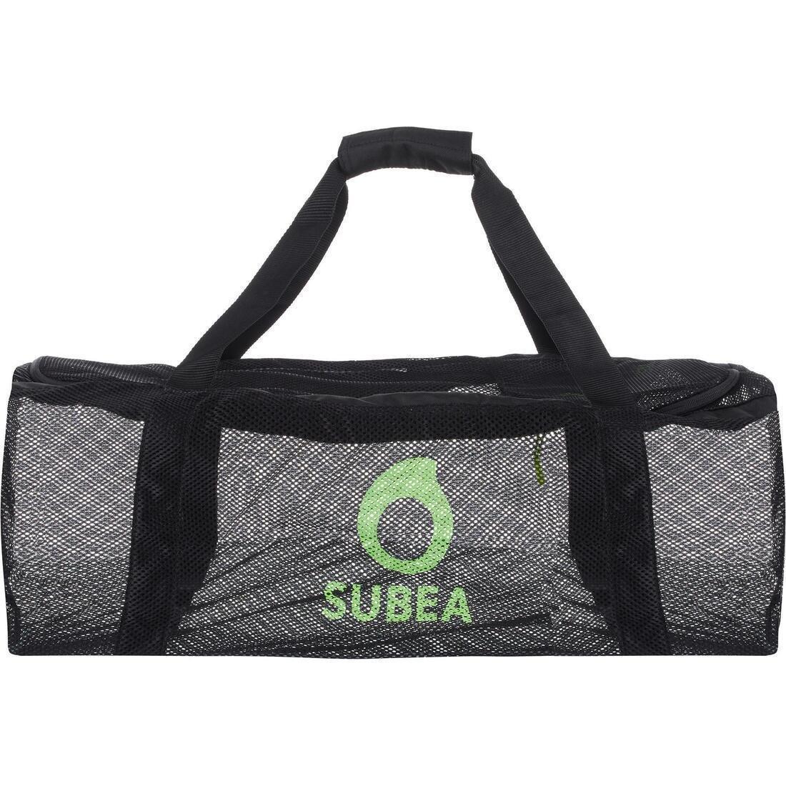 SUBEA - Mesh Scuba Diving Bag, Black