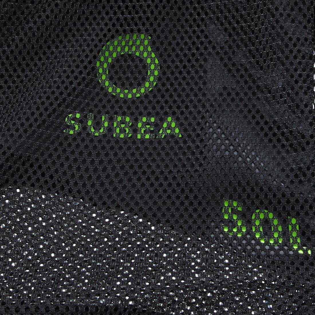 SUBEA - Mesh Scuba Diving Bag, Black