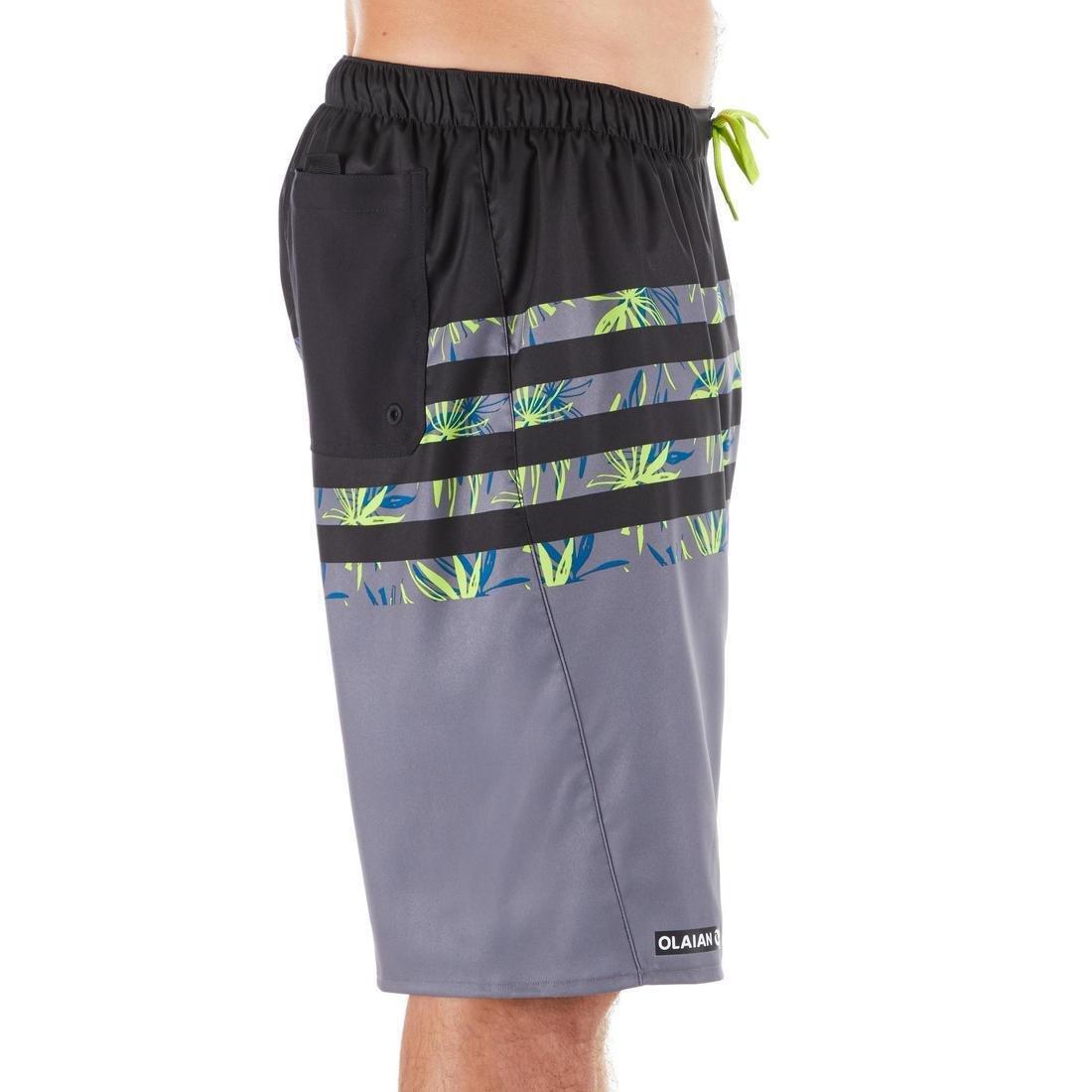 100 Long Surfing Boardshorts Cloud, Black, No Color, large image number 9