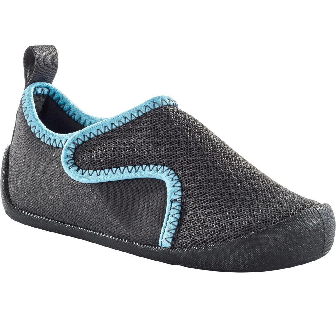 DOMYOS - Kids Gym Eco-Designed Bootees, Grey