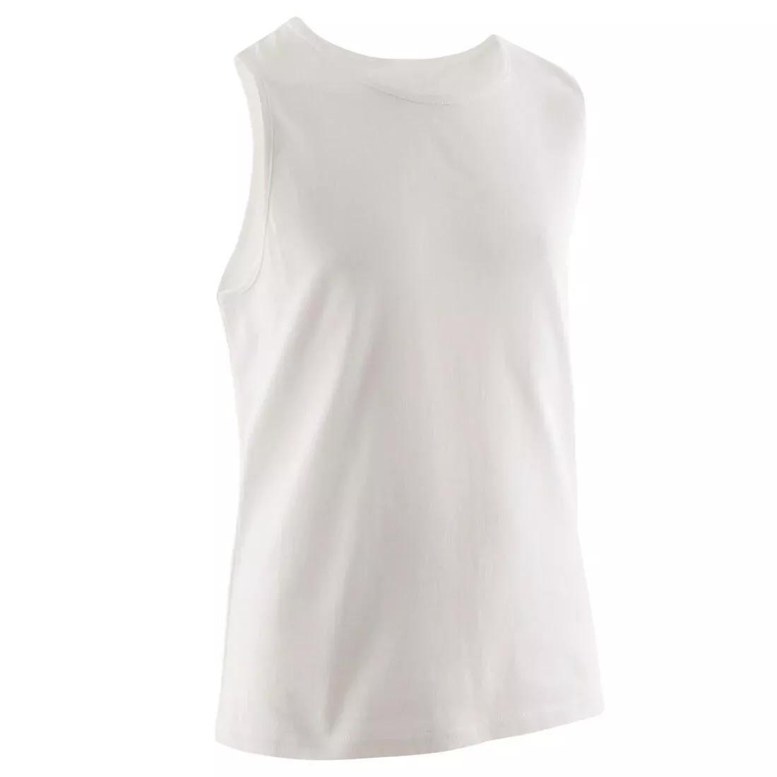 Kids Basic Tank Top, White, No Color, medium