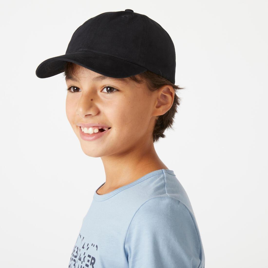 DOMYOS - Boys' Gym Cap W100 Print, Navy