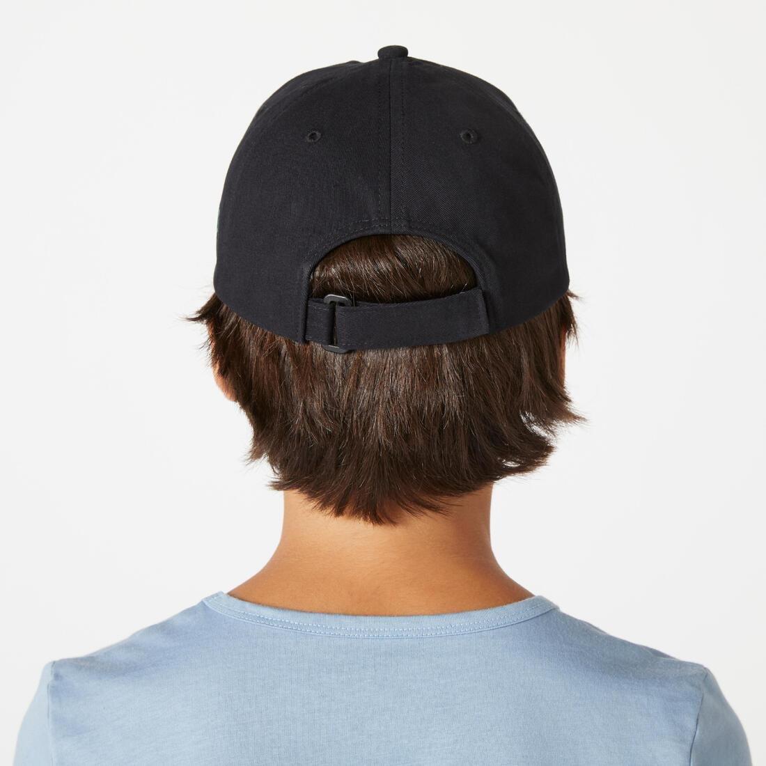 DOMYOS - Boys' Gym Cap W100 Print, Navy