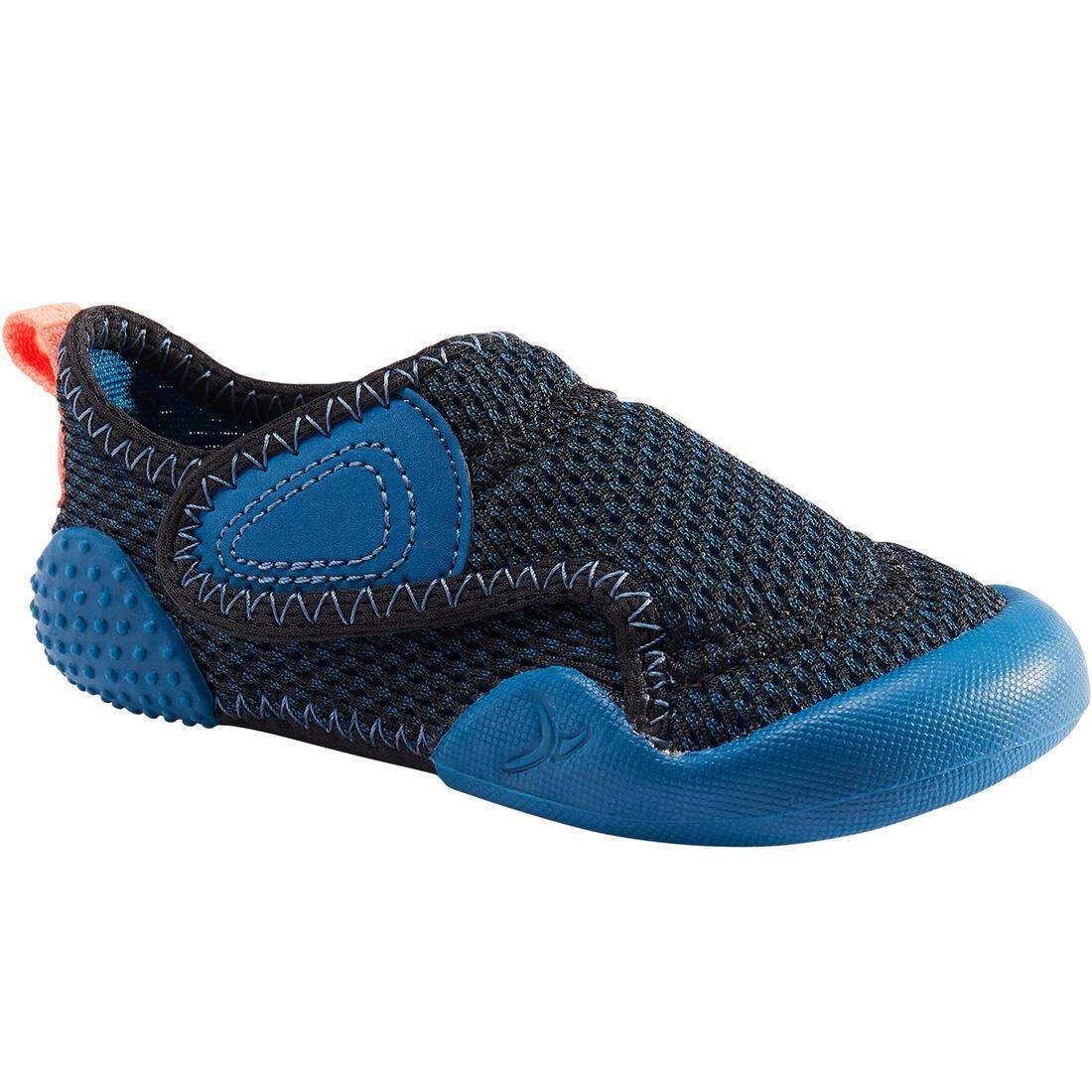 Kids Baby Light Breathable Bootees, Petrol Blue, , large image number 0