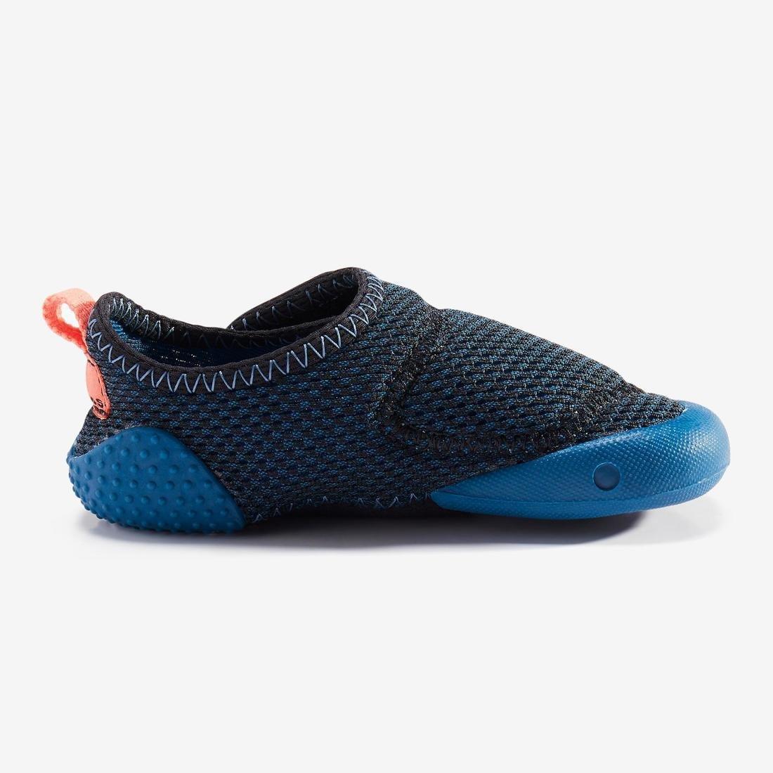 Kids Baby Light Breathable Bootees, Petrol Blue, , large image number 1