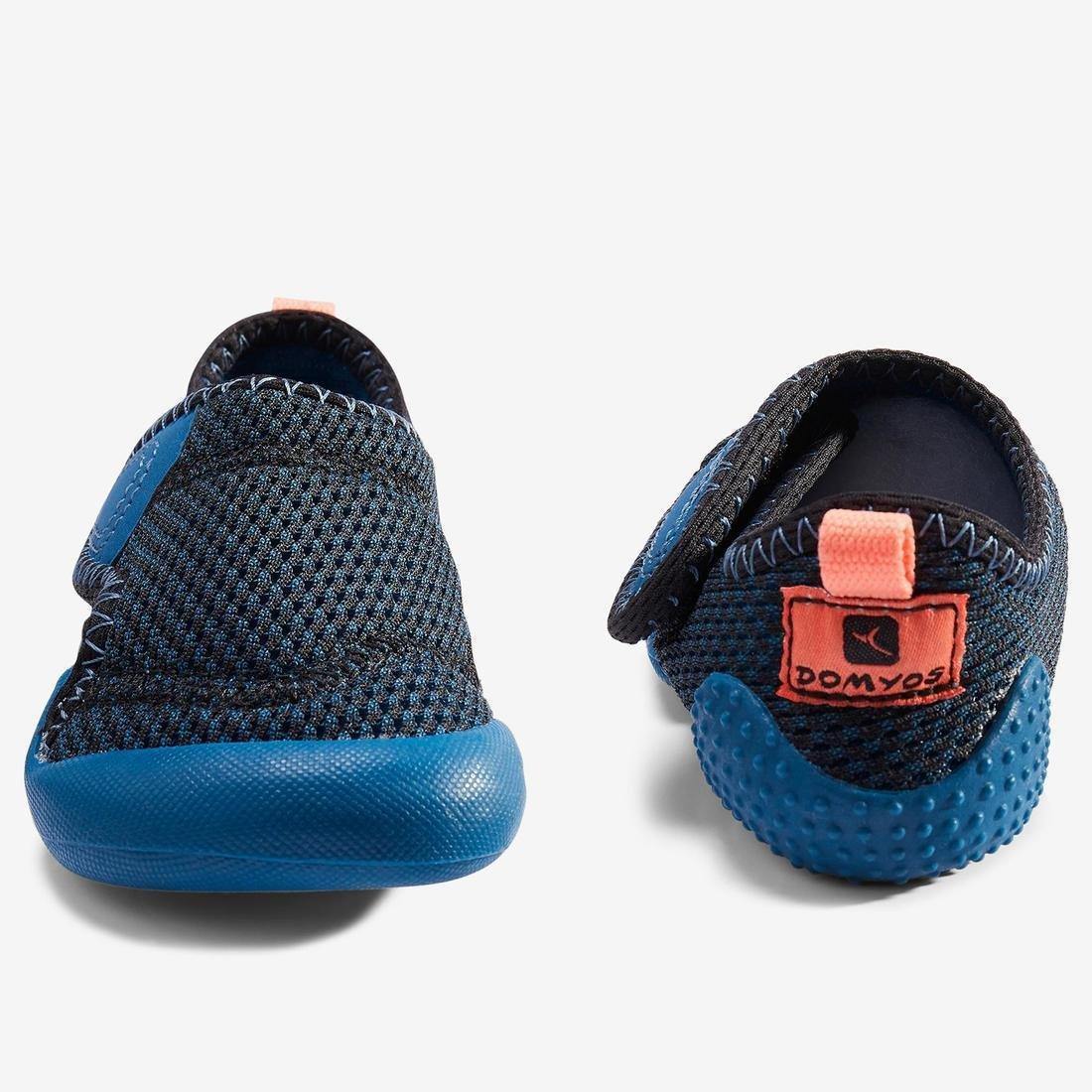 DOMYOS - Kids Baby Light Breathable Bootees, Petrol Blue