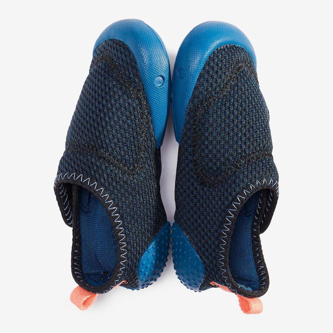 Kids Baby Light Breathable Bootees, Petrol Blue, No Color, large image number 4