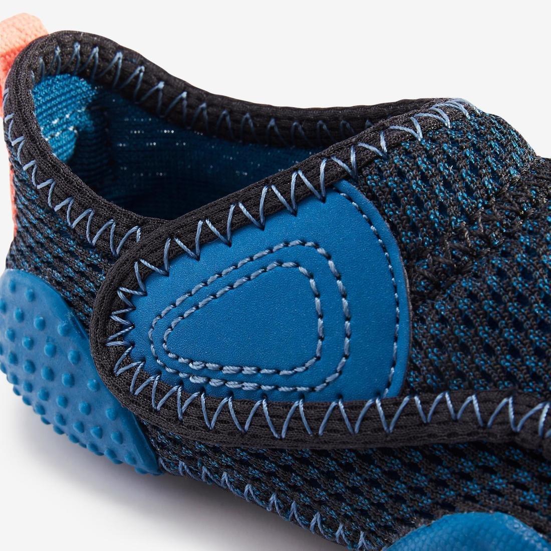 Kids Baby Light Breathable Bootees, Petrol Blue, , large image number 6