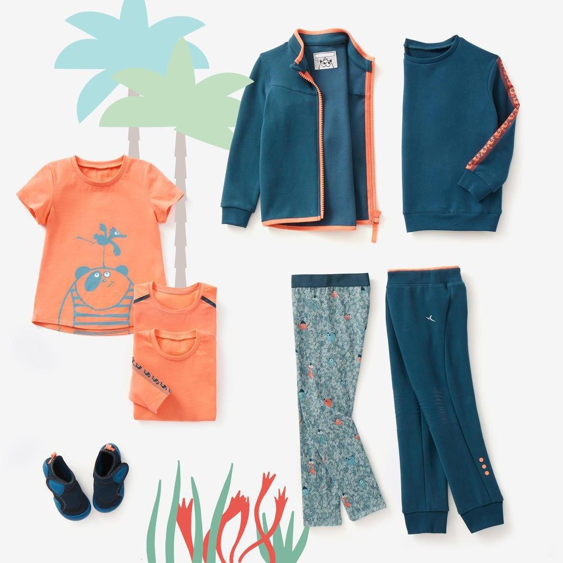 Kids Baby Light Breathable Bootees, Petrol Blue, No Color, large image number 7