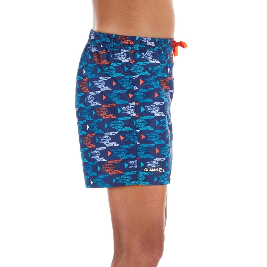 100 Kids Short Surfing Boardshorts Jungle Title, No Color, large image number 10