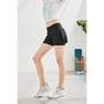 DOMYOS - Stretchy 2-in-1 Cotton Fitness Shorts, Black