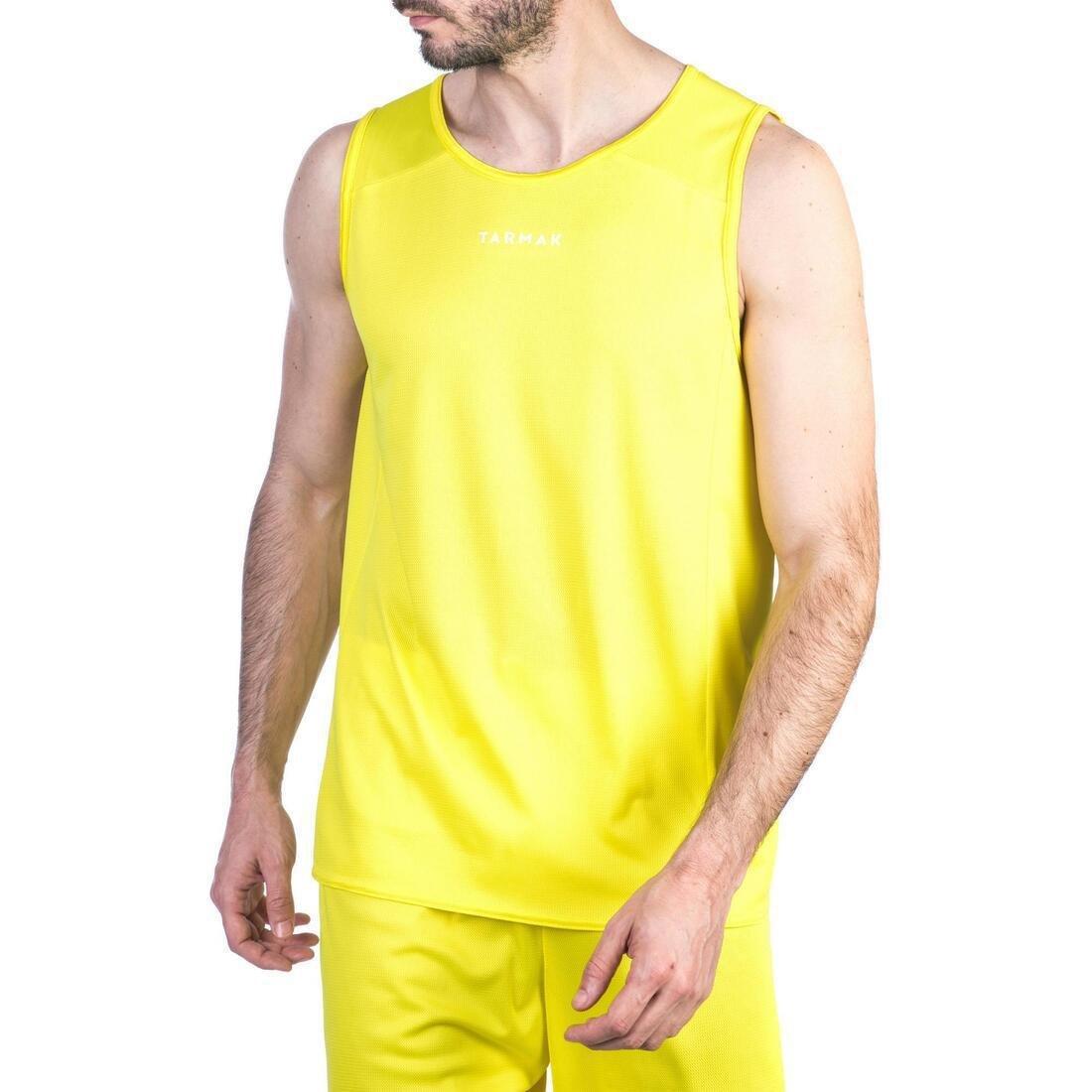 Men's Sleeveless Basketball Jersey T100, Deep Blue, , large image number 14