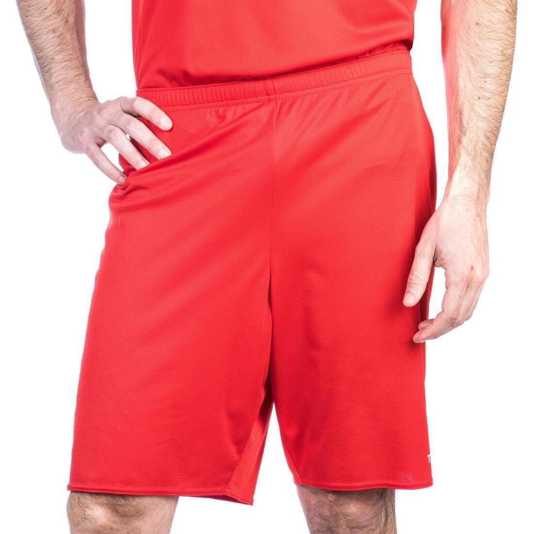 Men Basketball Shorts - SH100, Red, No Color, medium
